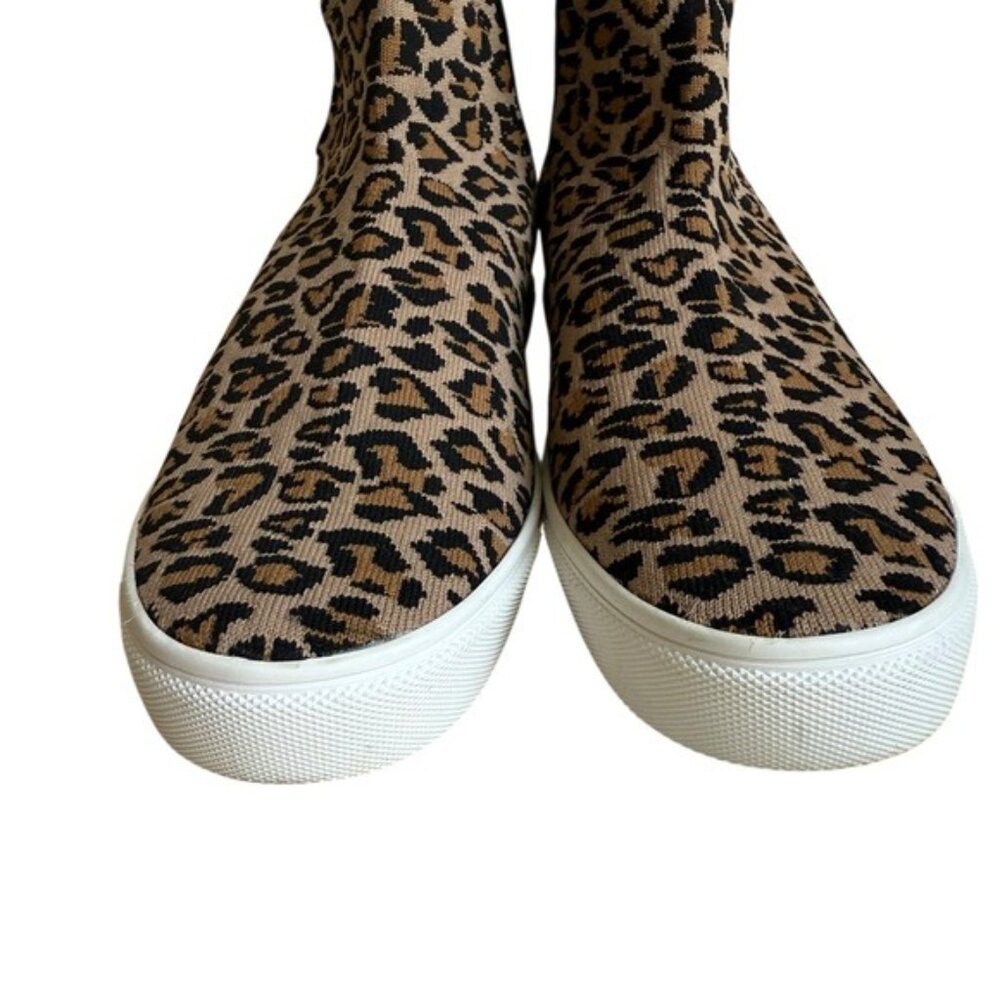 Steve Madden Loxer Leopard Print Bootie Textile P… - image 3